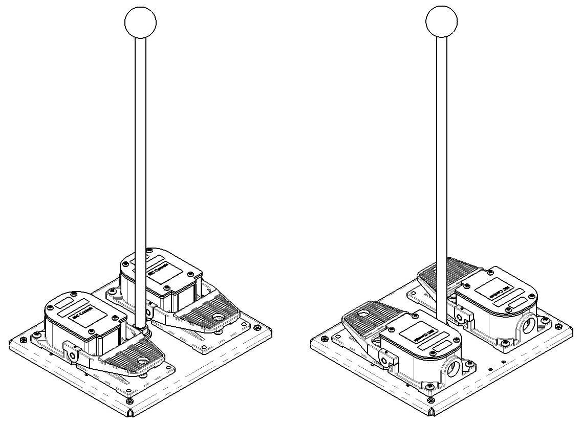 SSC Controls DGX500 Dual Foot Switch